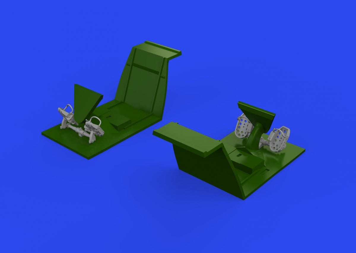 Eduard 632193 Bf 109E rudder pedals late PRINT 1/32 – immagine 2