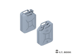 E.T. Model P35-263 Russian 20L FUEL CANS SET 5+5 1/35 – zdjęcie 2