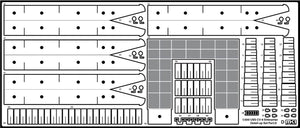 MK1 Design MD-20021 Porte-avions CV-6 Enterprise de l&amp;#39;US Navy - Pièces de détail pour maquette Trumpeter au 1/200 – image 46