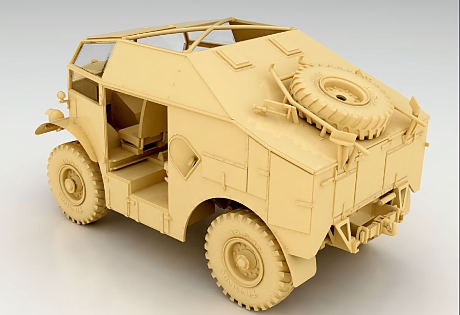 Mirror Models 35401 BRITISH MORRIS C8 QUAD MK III LATE 1/35 – immagine 4