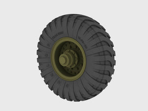 Panzer Art RE35-305 Matador/Dorchester/AEC Road wheels (Dunlop) 1/35 – immagine 2