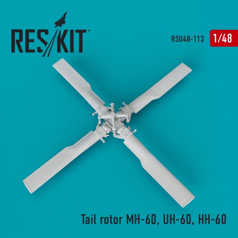 RESKIT RSU48-0113 Tail rotor MH-60, UH-60, HH-60 1/48