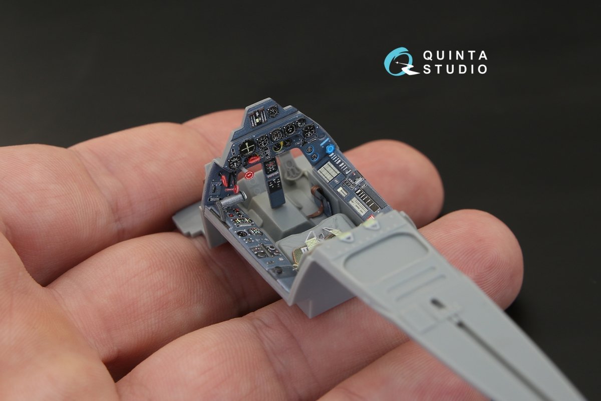 Quinta Studio QD32055 FW 190A-5 3D-Printed &amp;amp; coloured Interior on decal paper (for Hasegawa kit) 1/32 – imagen 7