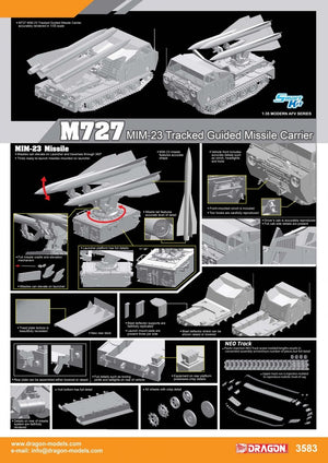 Dragon 3583 M727 MiM-23 Transporteur de missiles guidés chenillé 1/35 – image 2