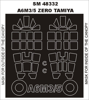 Montex SM48332 A6M3/3a/5 ZERO TAMIYA