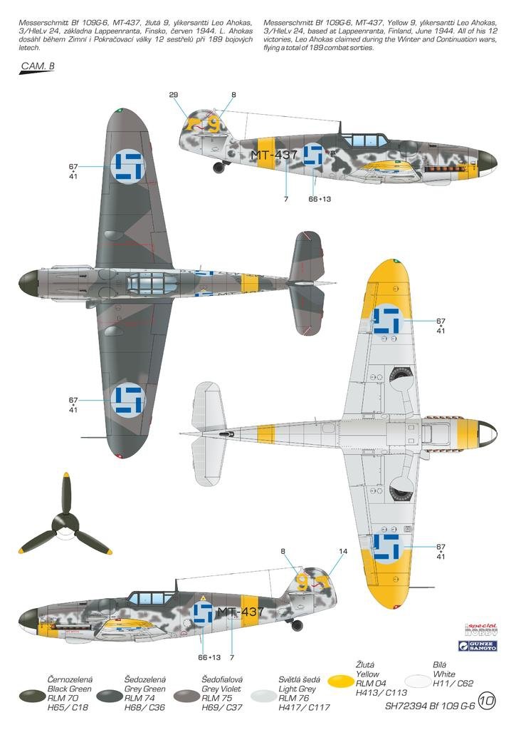Special Hobby 72394 Messerschmitt BF-109G-6 « Mersu au-dessus de la Finlande » 1/72  – image 2