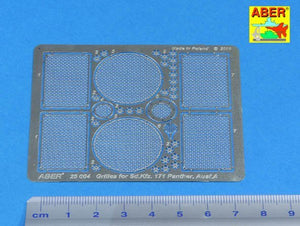 Aber 25004 PzKpfw V Ausf.A/D grilles 1/25 – immagine 2