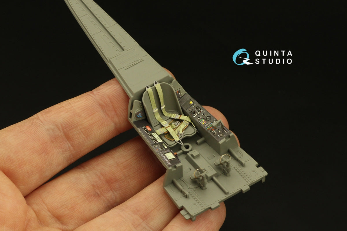 Quinta Studio QD35101 FW 190A-6 3D-Printed &amp;amp; coloured Interior on decal paper (Border Model) 1/35 – Bild 7