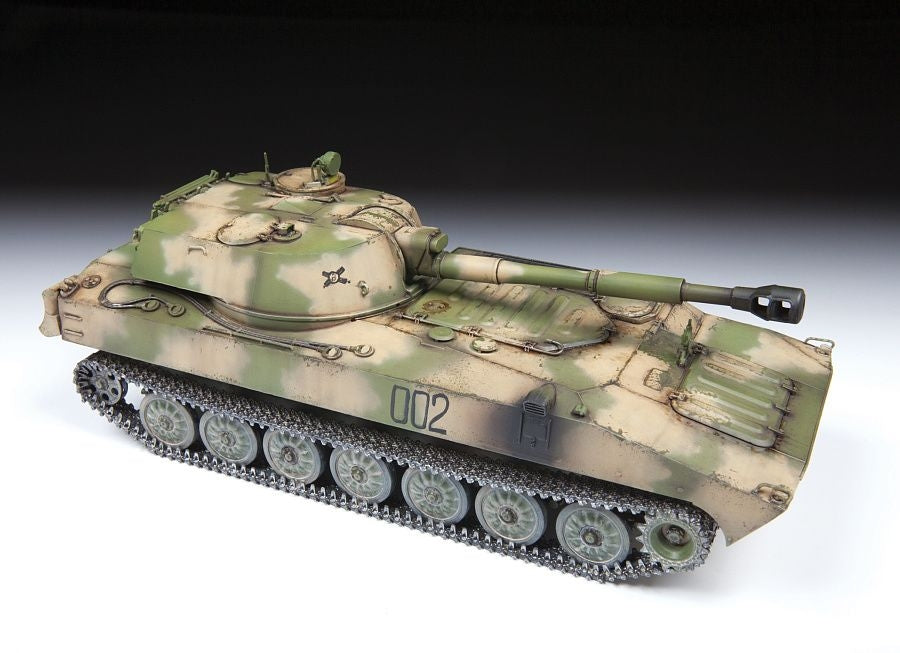 Zvezda 3660 2S1 Gvozdika Self propelled Howitzer - polskie oznaczenia 1/35 – zdjęcie 7