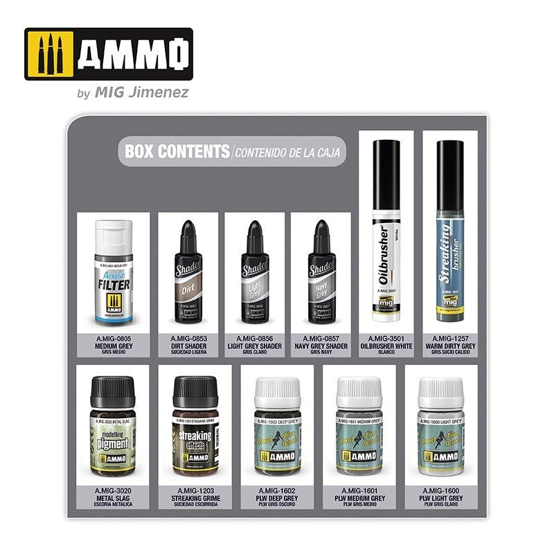 AMMO of Mig Jimenez 7810 SUPER PACK Carrier Deck Aircraft Solution Set – image 2
