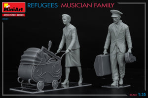 MiniArt 38084 REFUGEES. MUSICIAN FAMILY 1/35 – immagine 3