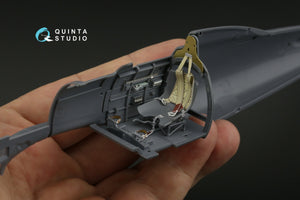 Quinta Studio QD32201 Macchi MC.202 Folgore Early 3D-Printed &amp;amp; coloured Interior on decal paper (Italeri) 1/32 – zdjęcie 5