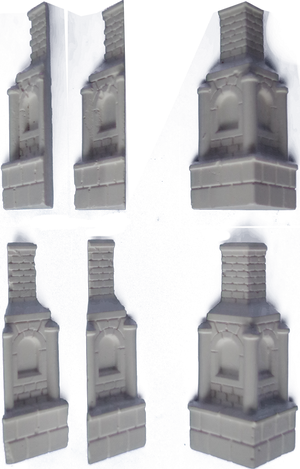 RT-Diorama 35017 Bridge Pillars (6pcs) 1/35 – imagen 2