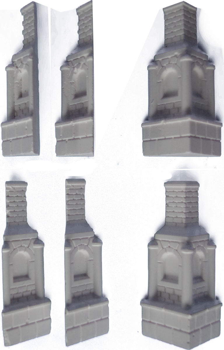 RT-Diorama 35017 Bridge Pillars (6pcs) 1/35 – imagen 2