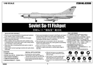 Trumpeter 02898 Soviet Su-11 Fishpot – Bild 2