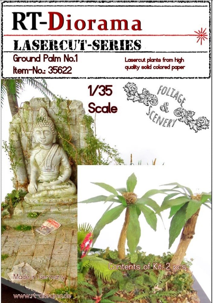 RT-Diorama 35622 Ground Palm leaves No.1 1/35