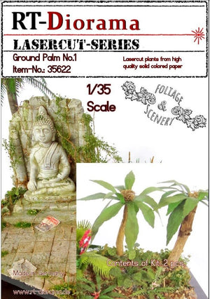 RT-Diorama 35622 Ground Palm leaves No.1 1/35