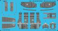 Eduard 3DL48296 PBY-5A undercarriage SPACE for Eduard, Revell 1/48