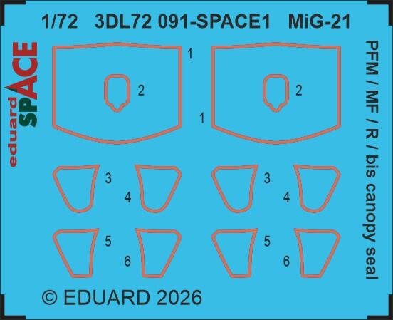Eduard SIN67239 MiG-21 R Big Sin Set for EDUARD 1/72 – image 2