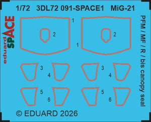 Eduard 674074 MiG-21R - LööKplus Set for EDUARD 1/72 – immagine 4