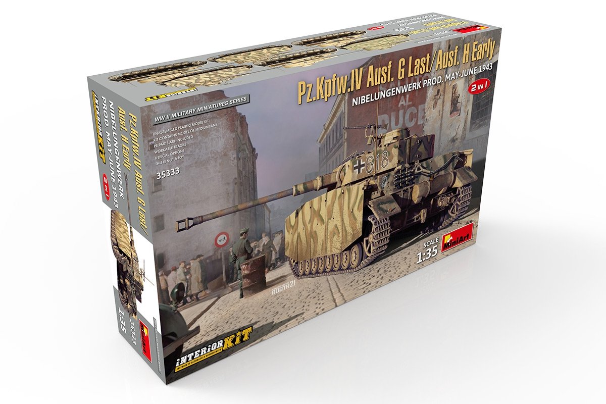 MiniArt 35333 Pz.Kpfw.IV Ausf. G Last/Ausf. H Early. NIBELUNGENWERK PROD. MAY-JUNE 1943. 2 IN 1 INTERIOR KIT 1/35 – Bild 25