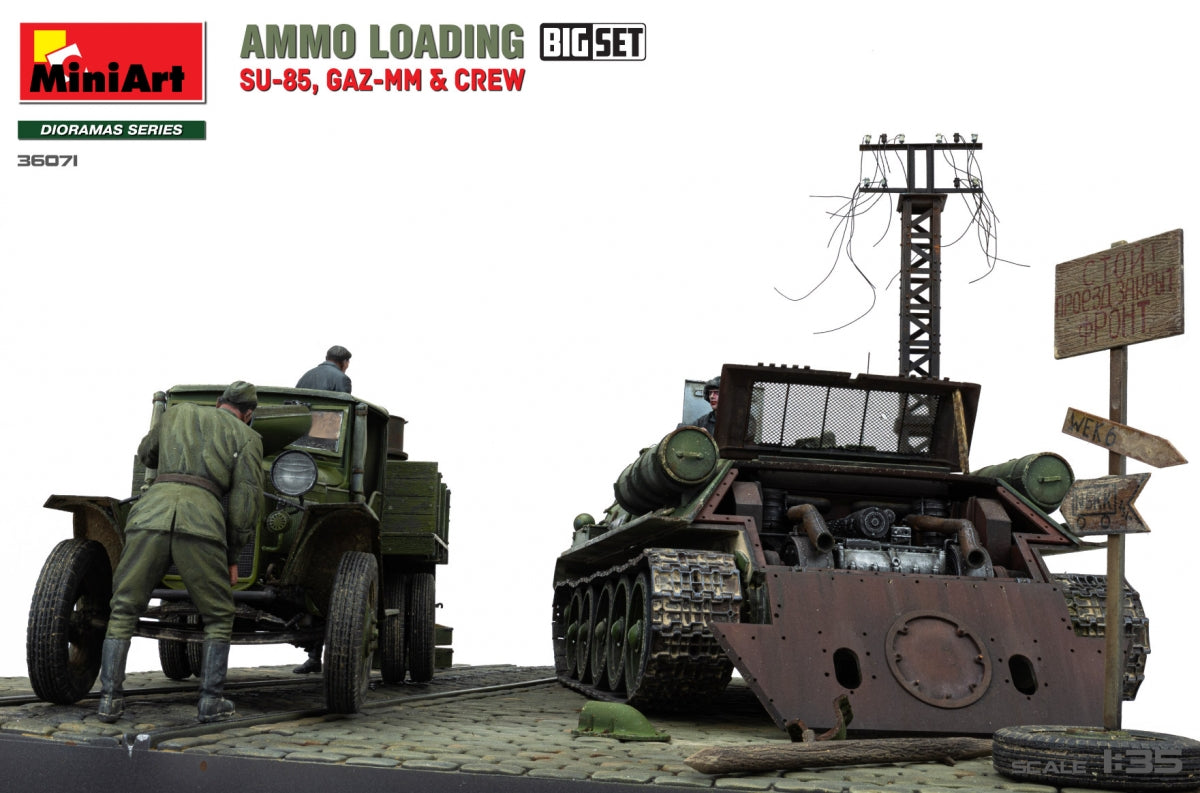 Miniart 36071 AMMO LOADING. SU-85, GAZ-MM and CREW. BIG SET 1/35 – immagine 6