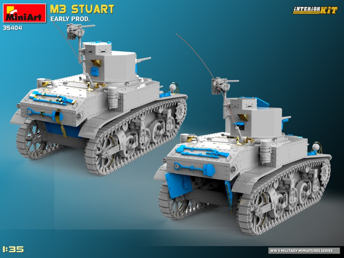 MiniArt 35404 M3 STUART EARLY PROD. INTERIOR KIT 1/35 – Bild 6