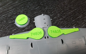 Omask 74806 Fw 190 A-7/A-8/F wheel bay plugs (for Eduard) 1/48 – Bild 2
