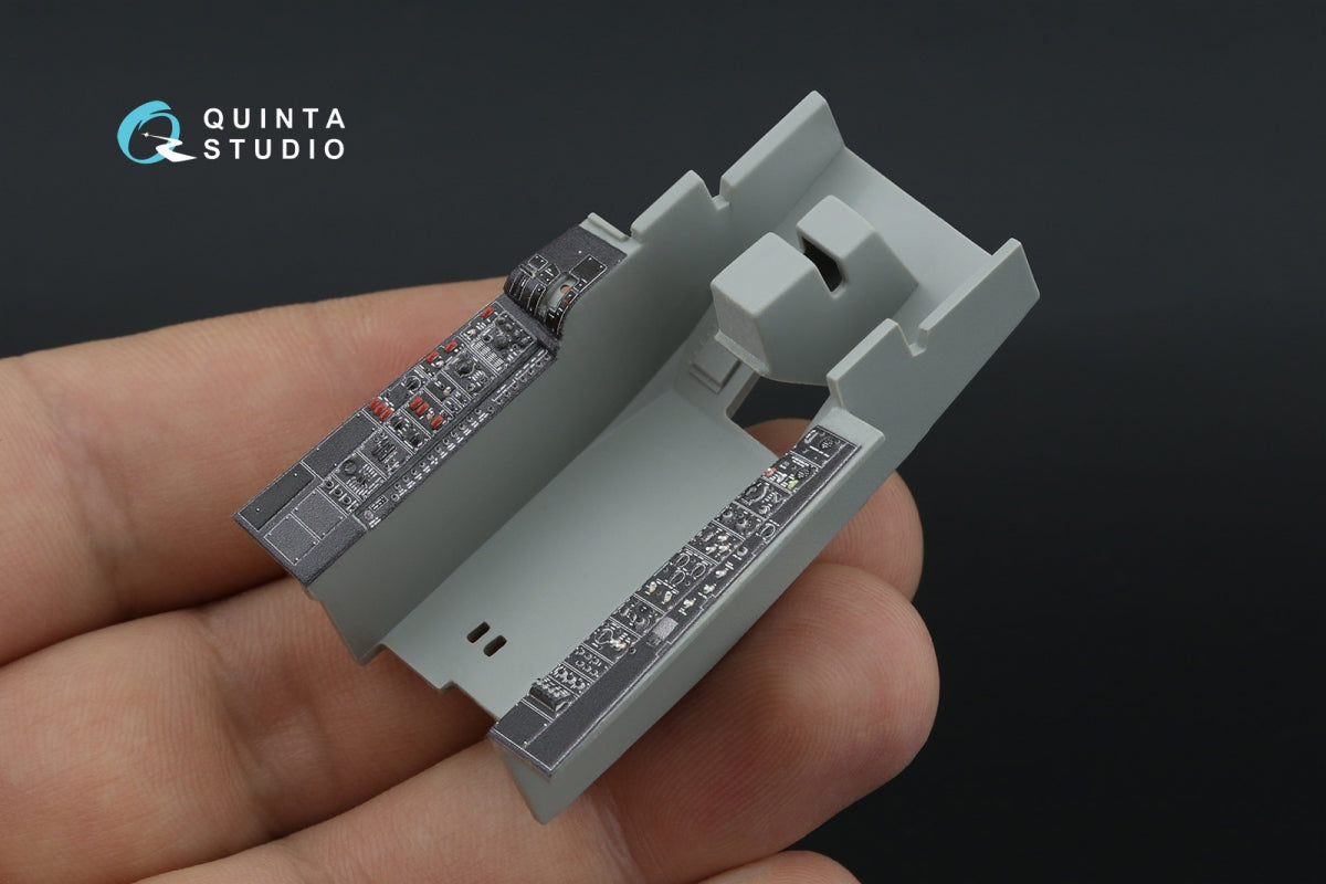 Quinta Studio QDS-32246 F-104A 3D-Printed &amp;amp; coloured Interior on decal paper (Italeri) (Small version) 1/32 – immagine 9