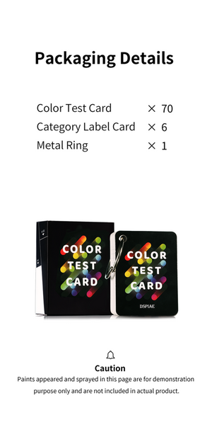 DSPIAE CC-01 Color Test Card Keychain Model Tool – immagine 3