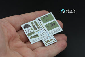 Quinta Studio QD72197 Bristol Beaufighter Mk.VI 3D-Printed &amp;amp; coloured Interior on decal paper (Hasegawa/MPM/Hobby2000) 1/72 – zdjęcie 7