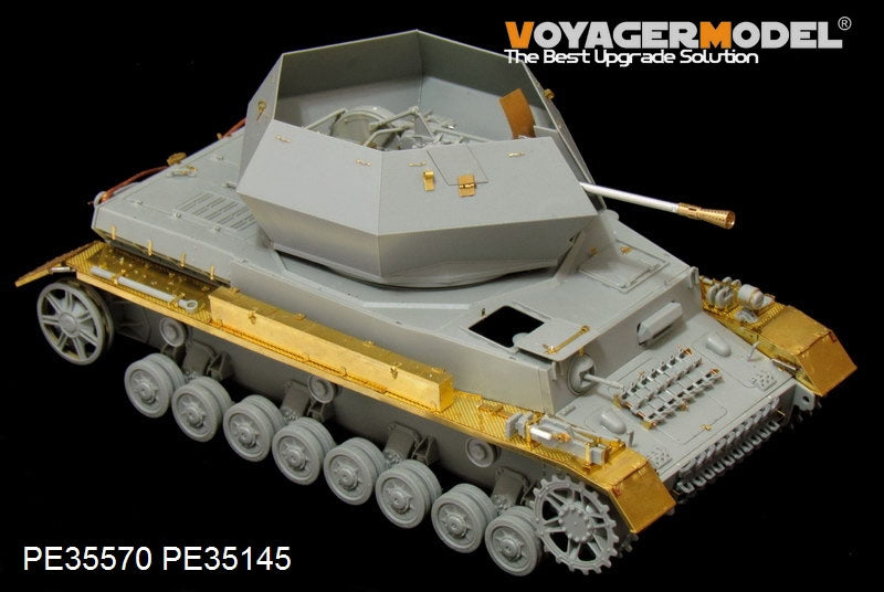 Voyager Model PE35570 WWII German FlakPanzer IV Ostwind For DROGON 6550 1/35 – immagine 5