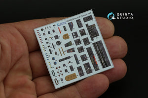 Quinta Studio QD48229 He 219 3D-Printed &amp;amp; coloured Interior on decal paper (Tamiya) 1/48 – immagine 11
