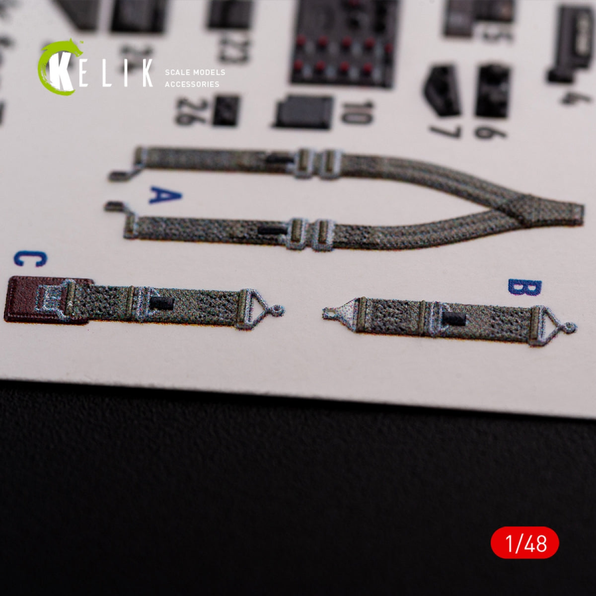 KELIK K48015 P-47D &amp;quot;Razorback&amp;quot; interior 3D decals for Tamiya kit 1/48 – zdjęcie 4