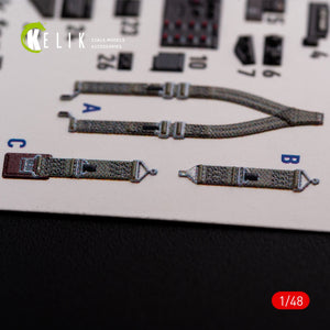 KELIK K48015 P-47D &amp;quot;Razorback&amp;quot; interior 3D decals for Tamiya kit 1/48 – zdjęcie 4