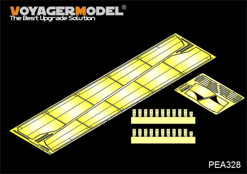 Voyager modèle PEA328 WWII allemand Sd.Kfz.186 Panzerjäger "Jagdtiger" Schurzen (pour DROGON) 1/35