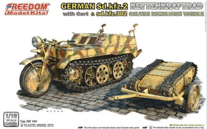 Freedom 16002 ALLEMAND SD.KFZ.2 KETTENKRAFTRAD &amp;amp; SD.KFZ.302 VÉHICULE DE DÉMOLITION GOLIATH 1/16