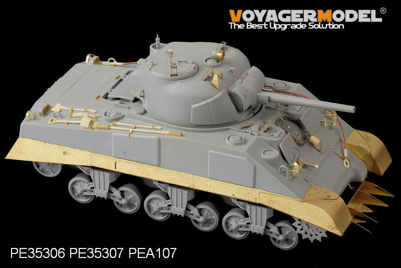 Voyager Model PE35307 WWII US army M4 Mid Tank Skirts For DRAGON 6511 and 6579 1/35 – immagine 5