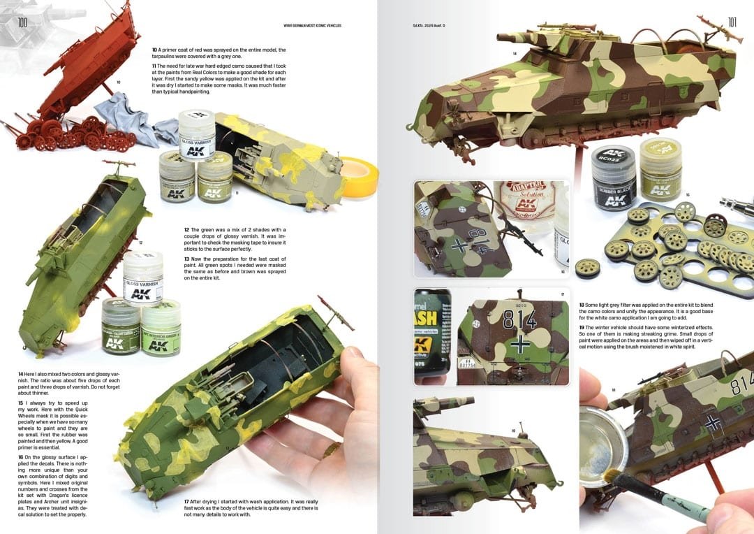 AK Interactive 514 WWII GERMAN MOST ICONIC SS VEHICLES. VOLUME 1 – image 10