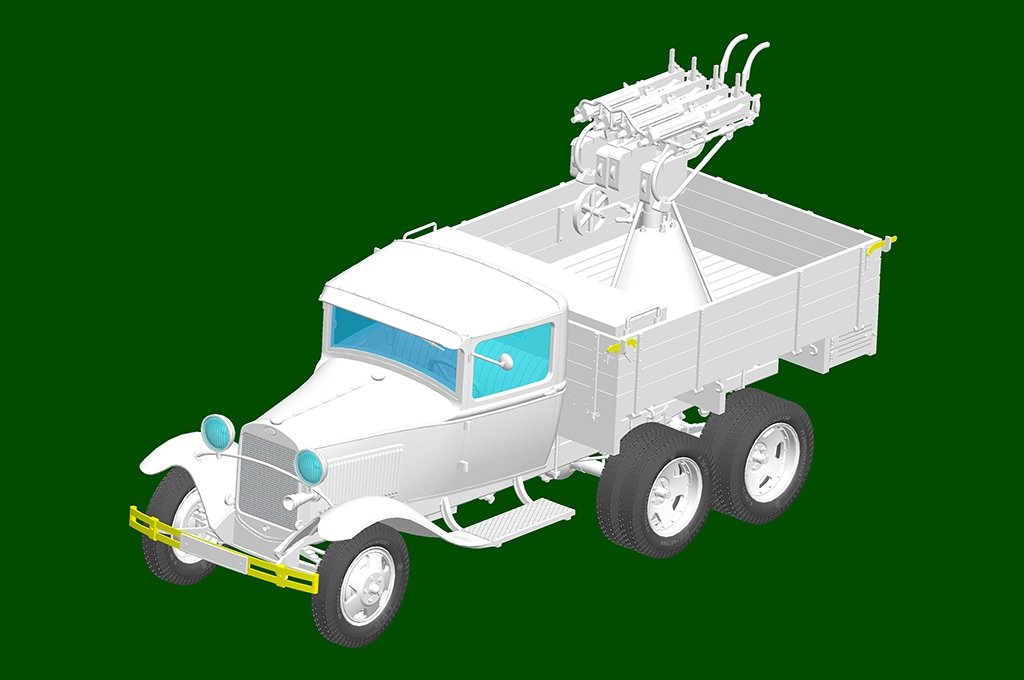Hobby Boss 84571 GAZ-AAA with Quad Maxim AA Gun 1/35 – zdjęcie 13