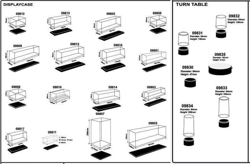 Trumpeter 09809 DISPLAY CASE 359mm x 89mm x 89mm – immagine 3