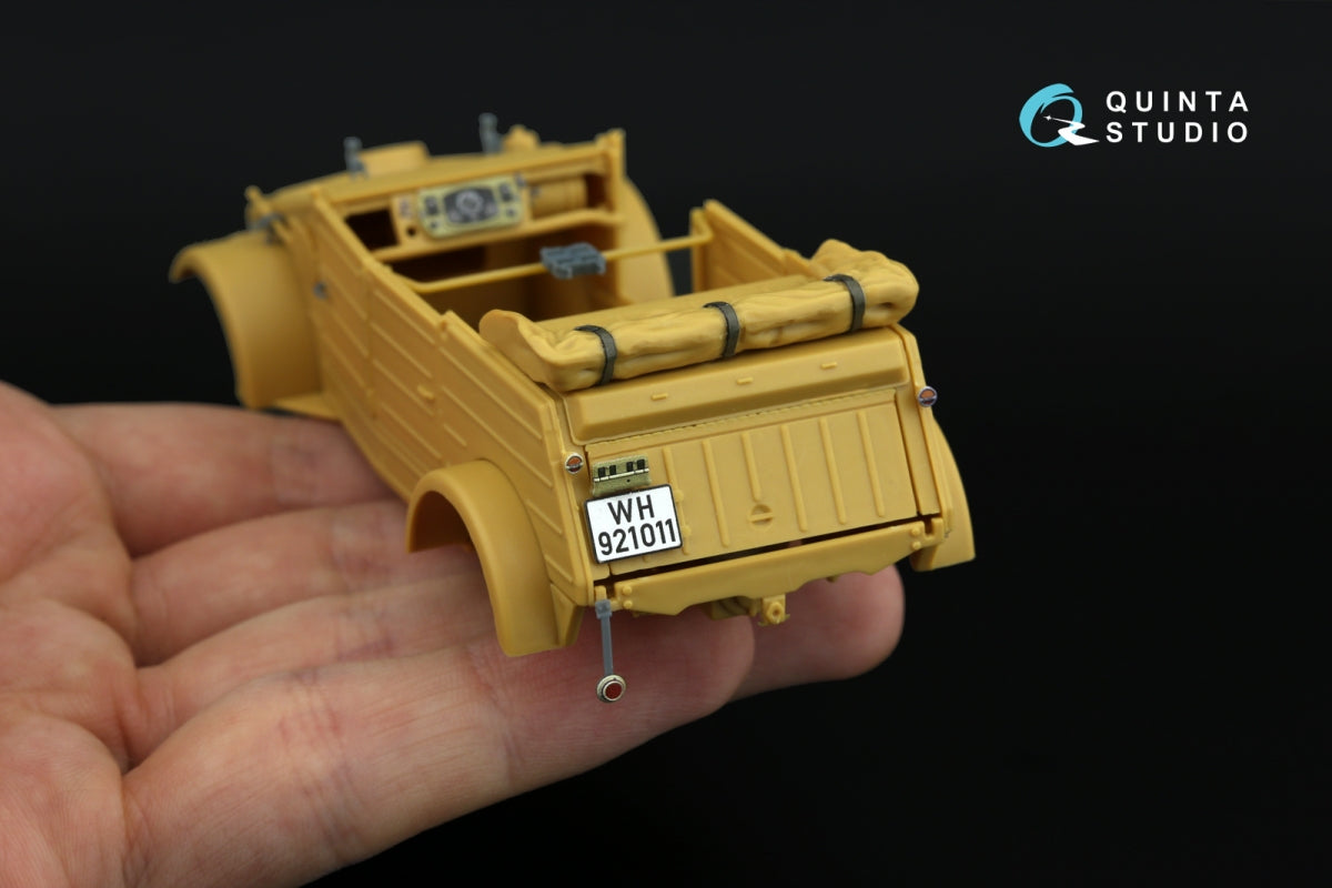 Quinta Studio QD+35143 Kubelwagen Type 82 3D-Printed &amp;amp; coloured Interior on decal paper (Hero) (with 3D-printed resin parts)1/35 – Bild 13