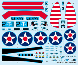 Trumpeter 02226 Douglas TBD-1 Devastator 1/32 – imagen 3