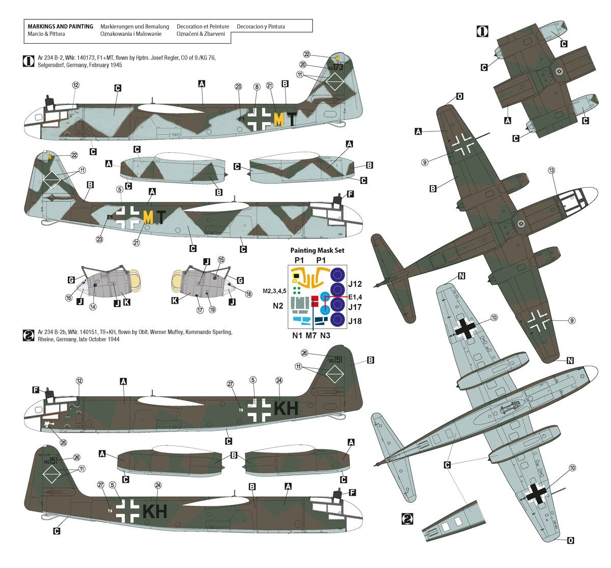 Hobby 2000 48009 Arado 234 B-2 First Jets 1/48 – immagine 2