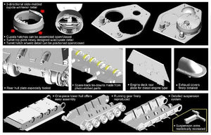 Dragon 6584 T-34/76 Mod.1943 w/Commander Cupola No.112 Factory 1/35 – immagine 5