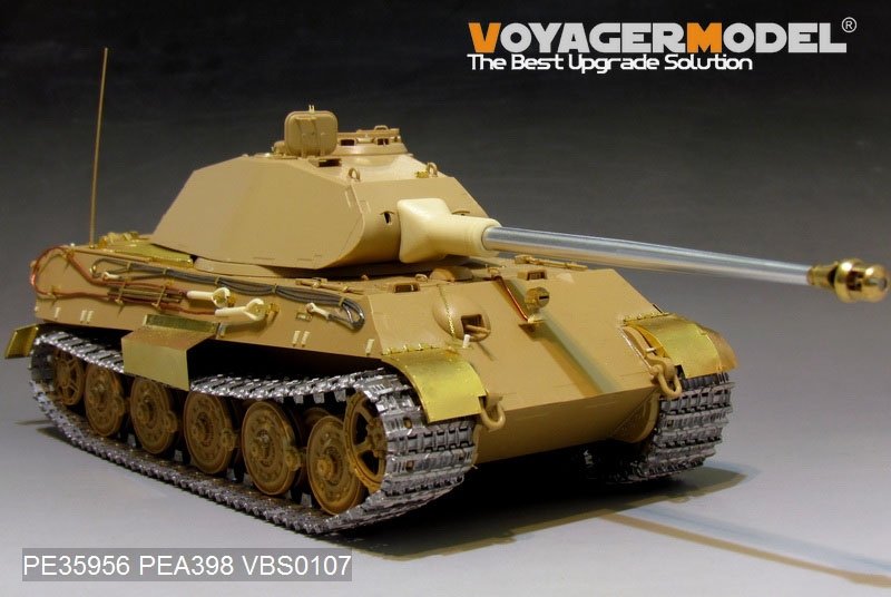 Voyager Model PE35956 WWII German King Tiger (Porsche Turret) For MENG TS-037 1/35 – immagine 2