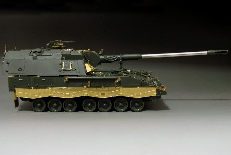 Voyager Model PEA342 Modern German PzH2000 Side skirts (For MENG TS-012) 1/35 – immagine 4