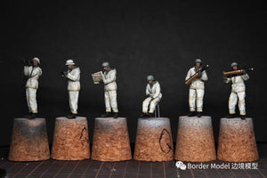 Border Model BT-013 German 88mm Gun Flak36 w/6 anti-aircraft artillery crew members 1/35 – image 5
