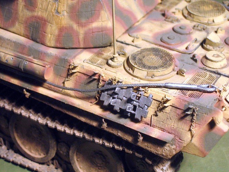 Eureka XXL ER-2501 Towing cable for Pz.Kpfw.V Panther Ausf.G Tank 1/25 – image 5