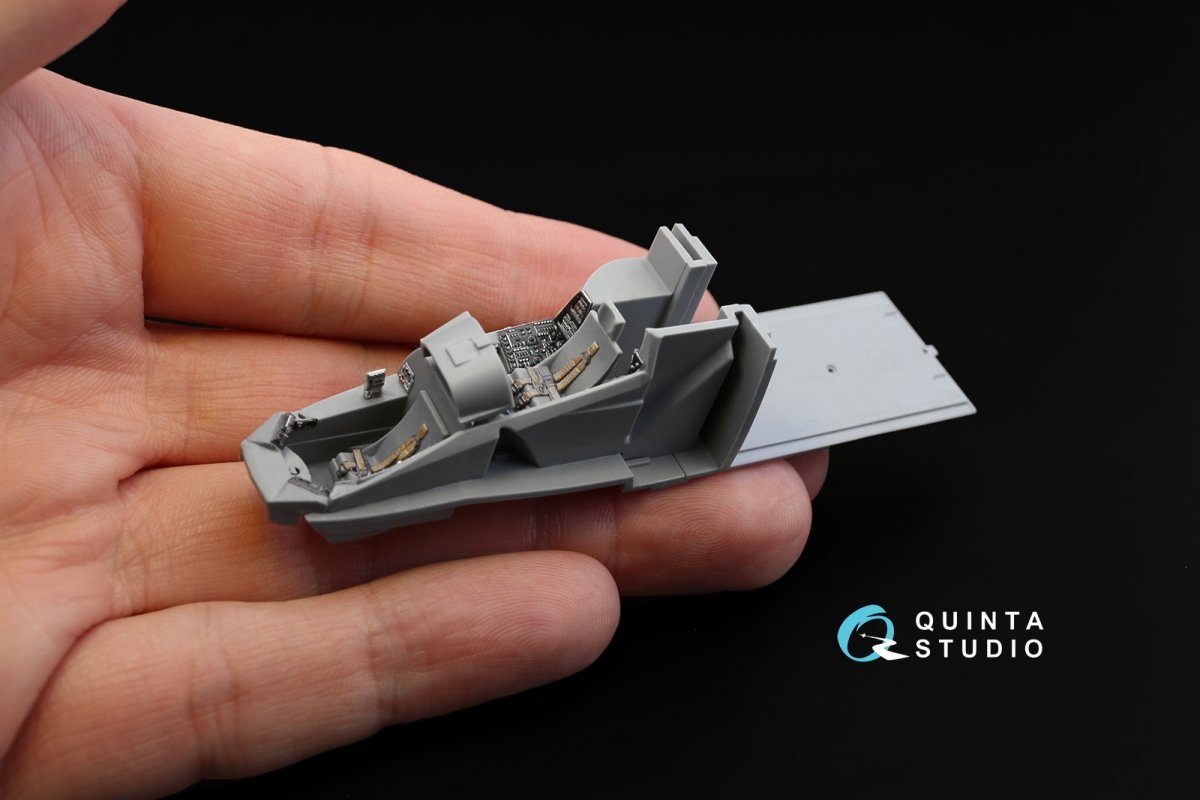 Quinta Studio QD72019 Mi-24V NATO 3D-Printed &amp;amp; coloured Interior on decal paper (for Zvezda kit) 1/72 – immagine 5